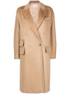 Max Mara Double-breasted Coat - Neutrals
