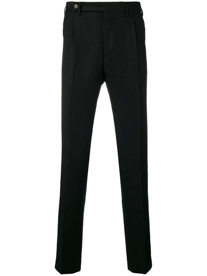 Berwich Tapered Tailored Trousers - Black