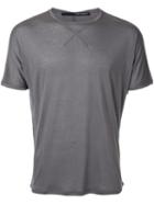 Isabel Benenato Plain T-shirt, Men's, Size: Small, Grey, Modal/virgin Wool