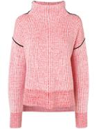 Sportmax Cashmere High Neck Sweater - Red