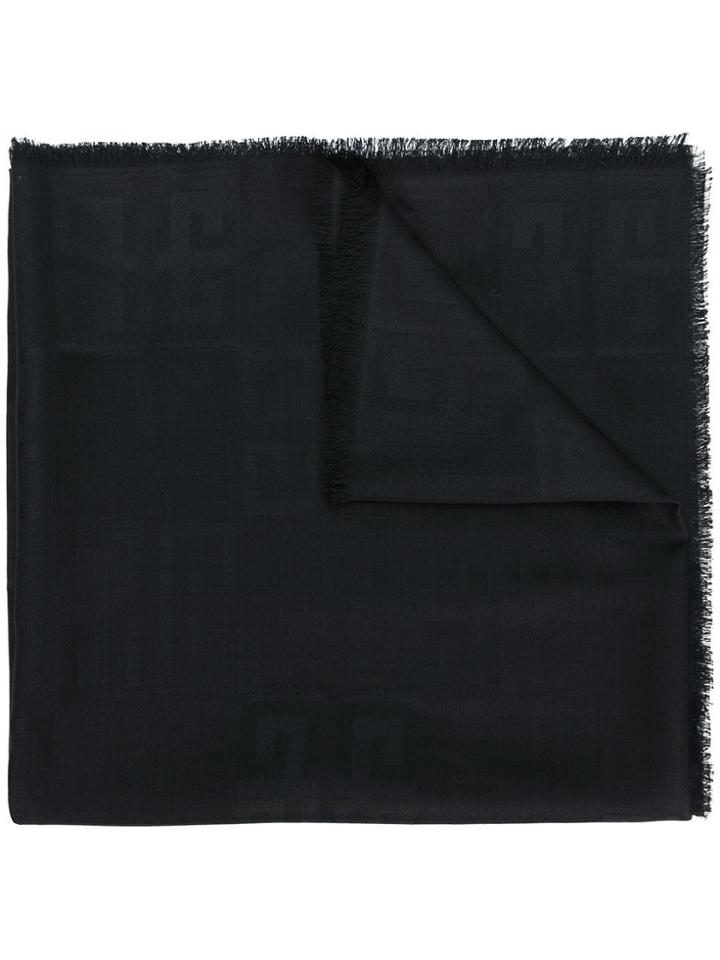 Givenchy Fringed Scarf - Black
