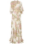 Giambattista Valli Floral Print Maxi Dress - Multicolour