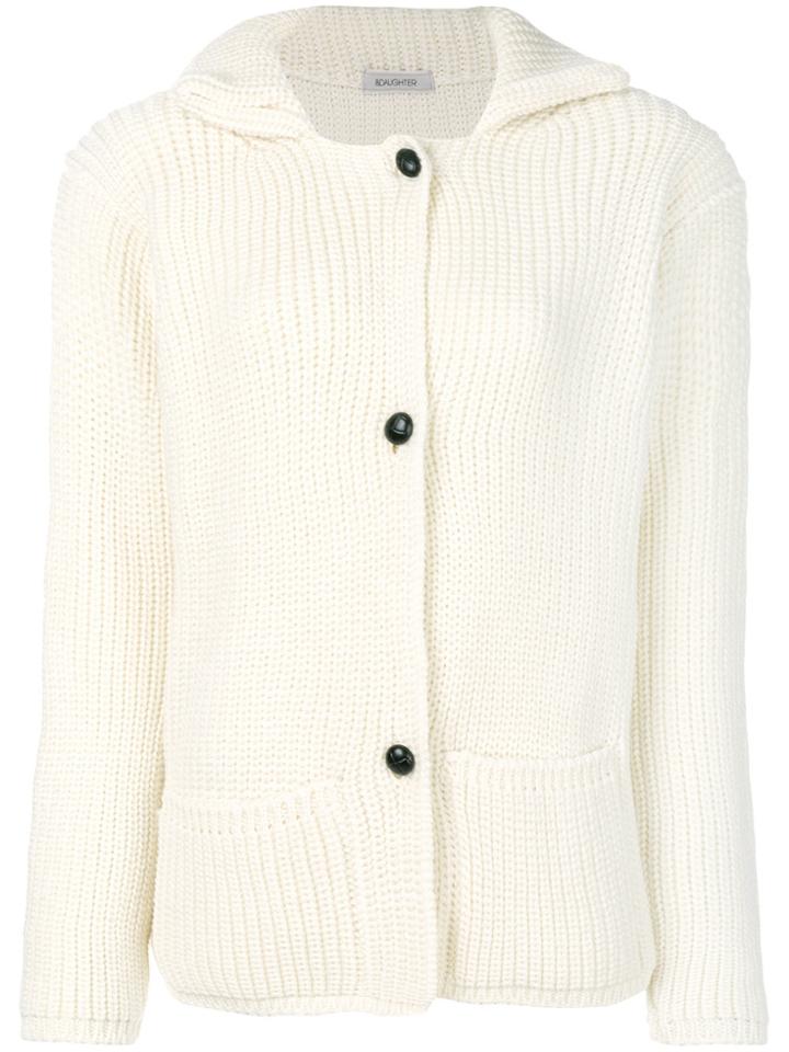 &daughter Chunky Cardigan - White
