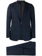 Paul Smith Checkered Two-piece Suit - Blue