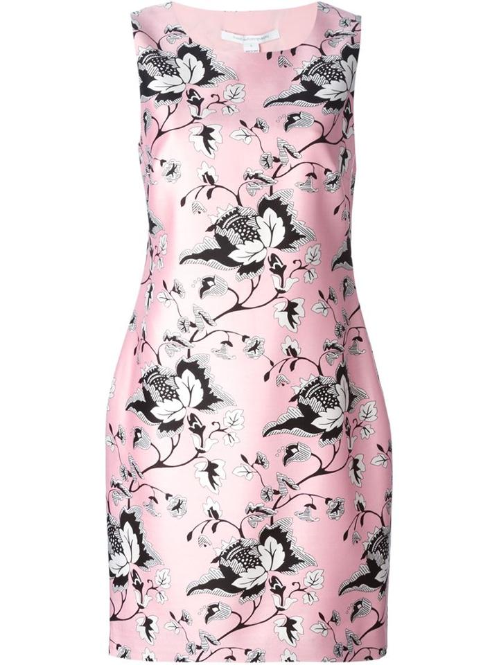 Diane Von Furstenberg 'sofia' Dress, Women's, Size: 10, Pink/purple, Silk/polyester/spandex/elastane/wool