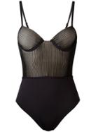 La Perla - Super Stripes Swimsuit - Women - Polyamide/spandex/elastane - 1, Women's, Black, Polyamide/spandex/elastane