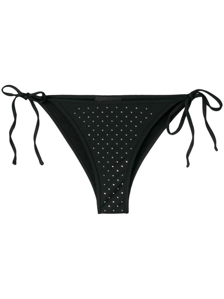 Zadig & Voltaire Embellished Bikini Bottom - Black