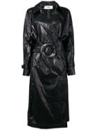 Ports 1961 Ring Belt Trench Coat - Black