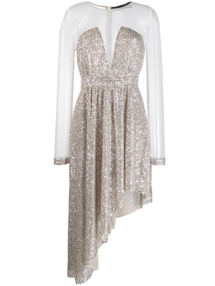 Christian Pellizzari Sequin Embellished Dress - Neutrals