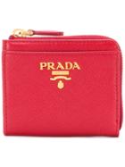 Prada Saffiano Wallet - White