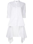 Neil Barrett Asymmetric Hem Short Sleeve Shirt - White