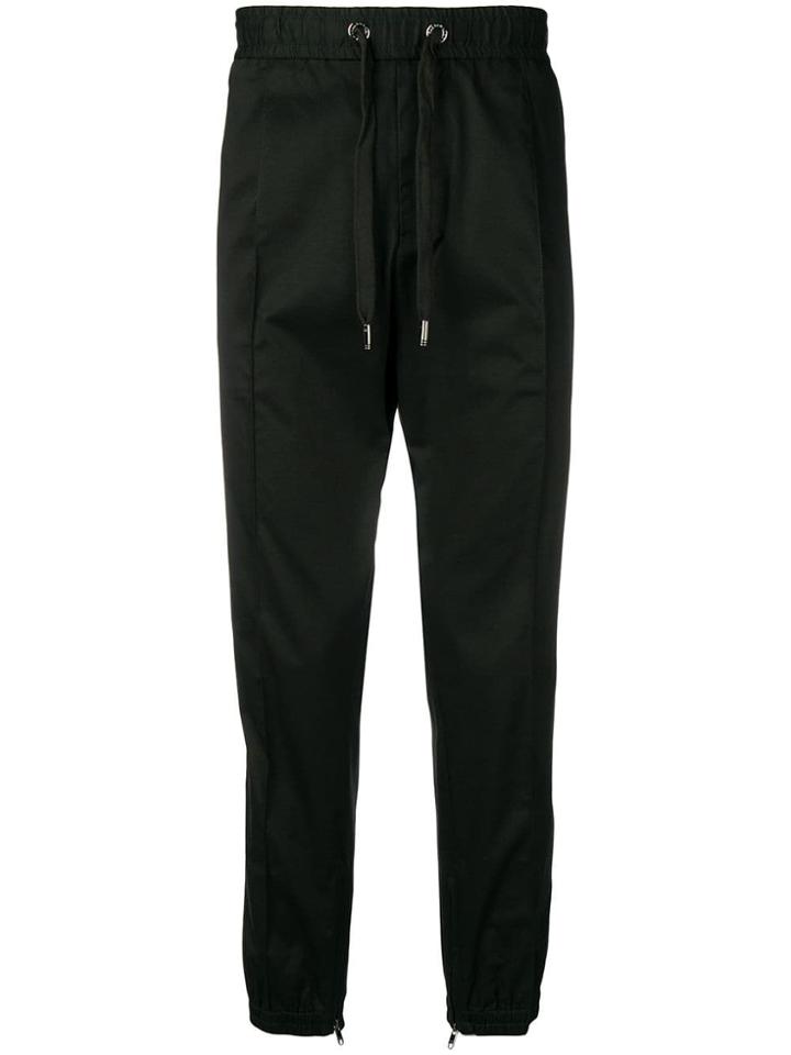 Dolce & Gabbana Contrasting Bands Track Pants - Black