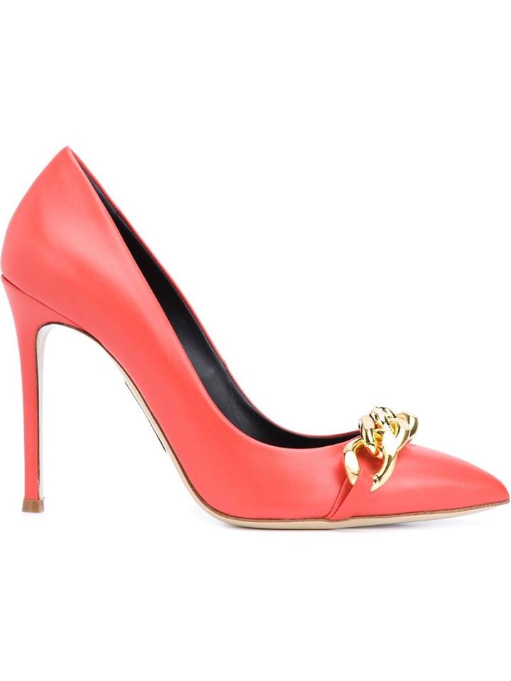 Thomas Wylde Chain Detail Pumps