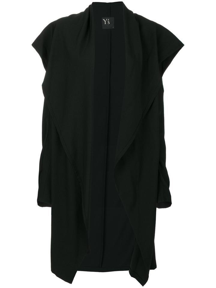 Y's Oversized Duster Coat - Black