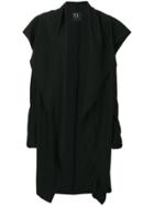 Y's Oversized Duster Coat - Black