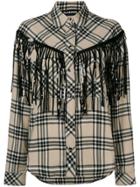 Filles A Papa Fringed Shirt - Nude & Neutrals