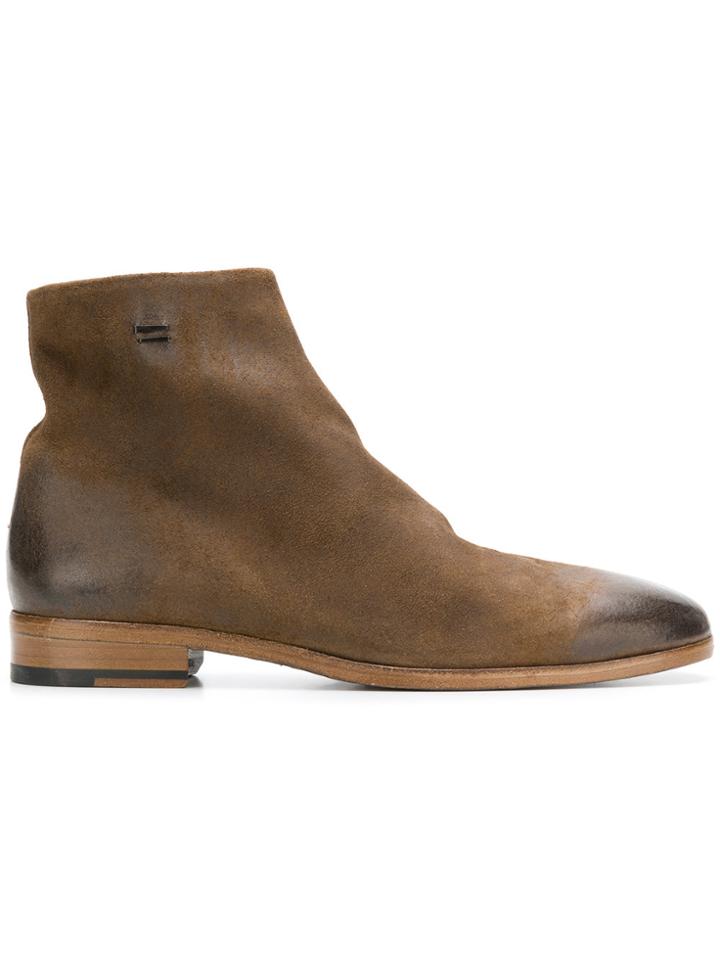 The Last Conspiracy Flat Ankle Boots - Brown