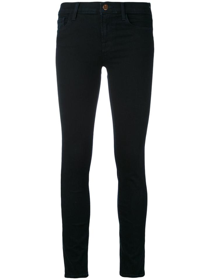 J Brand Mid-rise Skinny Jeans - Blue