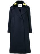 Ava Adore Concealed Front Coat - Blue