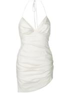 Jacquemus Asymmetric V-neck Dress - White