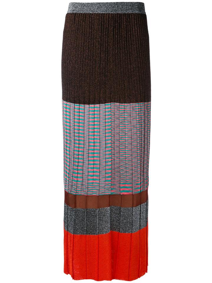 Missoni - Pleated Knit Skirt - Women - Silk/polyester/spandex/elastane/viscose - 40, Silk/polyester/spandex/elastane/viscose