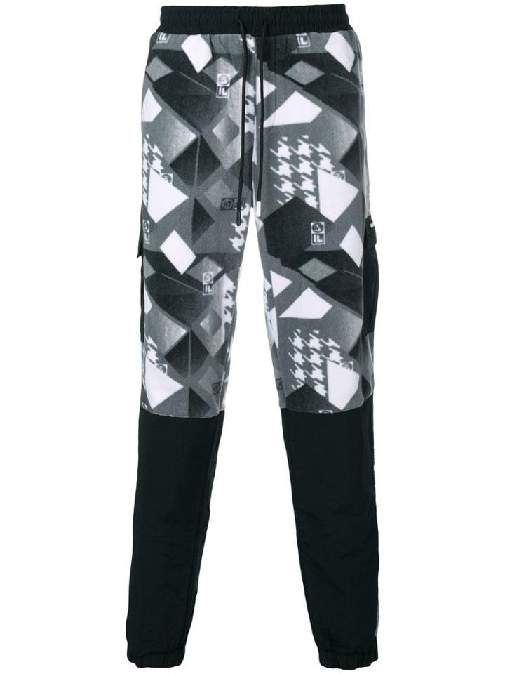 Liam Hodges Liam Hodges X Fila Printed Trousers - Black