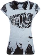 Ann Demeulemeester Web Print T-shirt, Women's, Size: 36, Black, Cotton
