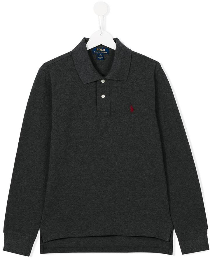Ralph Lauren Kids Longsleeved Polo Shirt, Boy's, Size: 14 Yrs, Grey