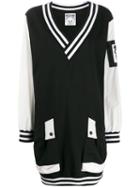 Moschino Bomber Style Short Dress - Black