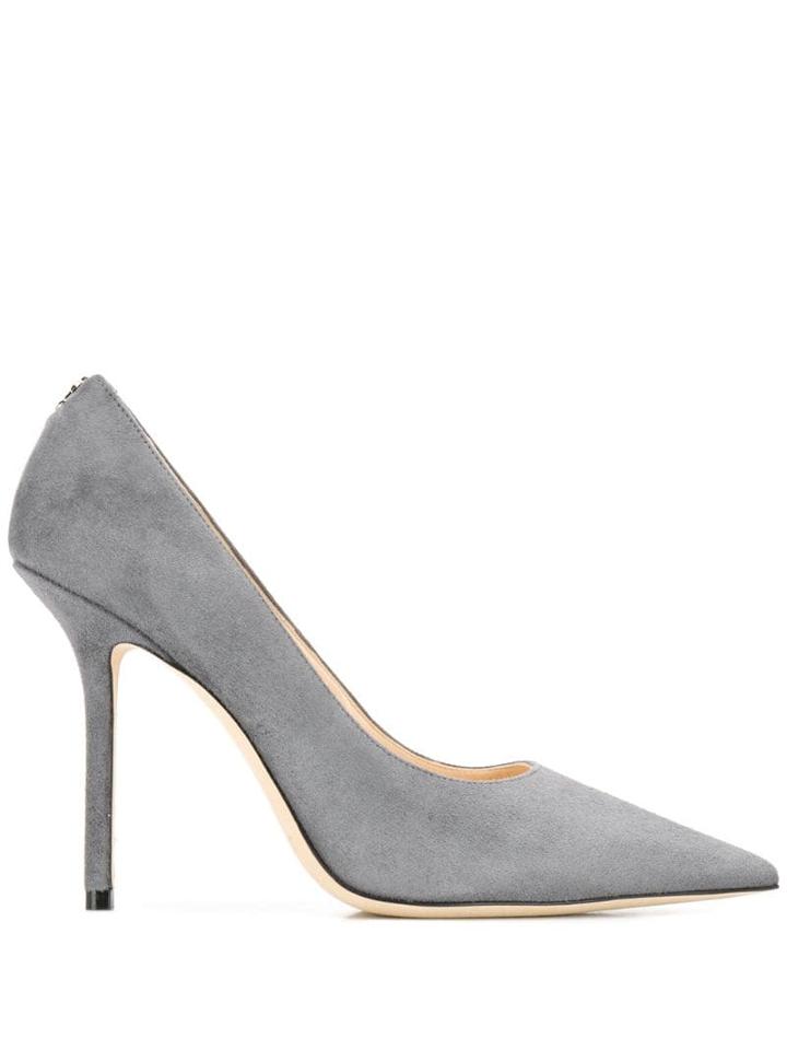 Jimmy Choo Love 100mm Pumps - Grey