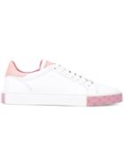 Blumarine Lace-up Trainers - White
