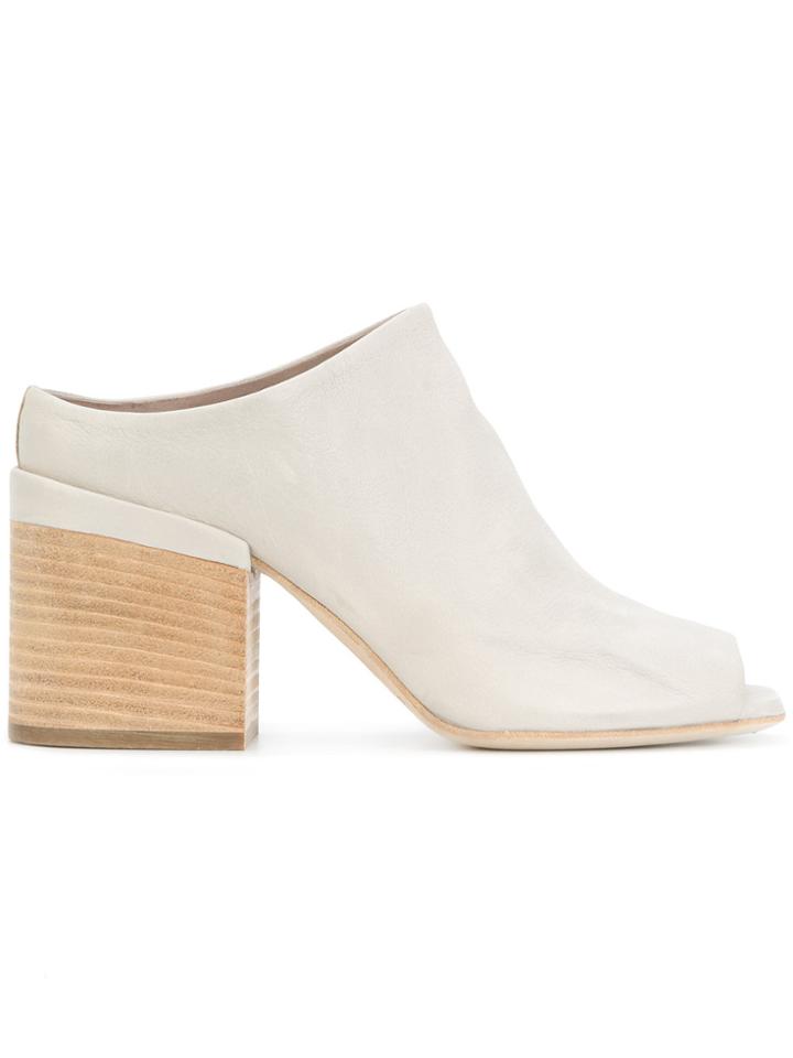 Officine Creative Chunky Heel Mules - Grey
