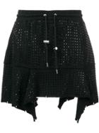 Diesel Short Stud-embellished Skirt - Black