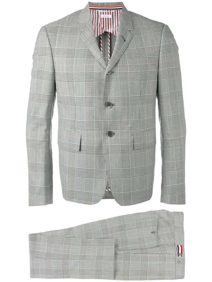 Classic Woven Suit - Men - Cupro/wool - 1, Grey, Cupro/wool, Thom Browne