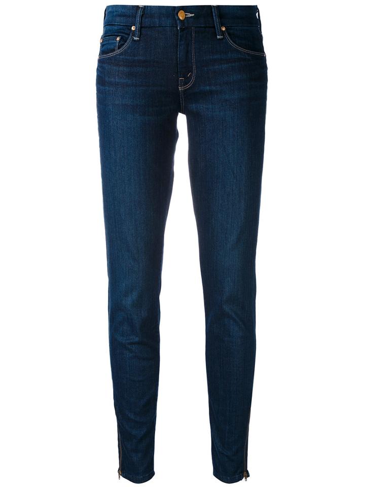 Mother - Super Skinny Jeans - Women - Cotton/polyester/spandex/elastane - 28, Blue, Cotton/polyester/spandex/elastane