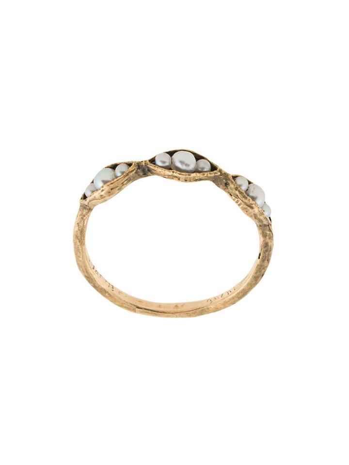 Noguchi Embellished Ring - Gold
