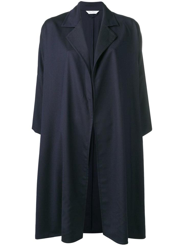 Max Mara Parco Duster Coat - Blue