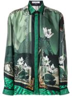 Versace Collection Printed Shirt - Green