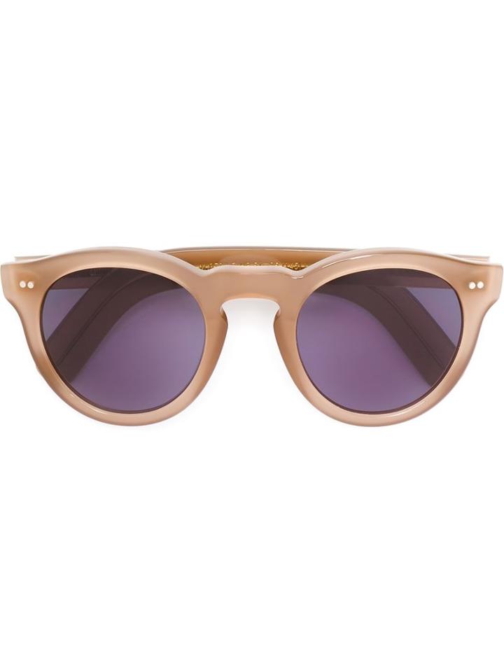 Cutler & Gross - Round Frame Sunglasses - Unisex - Acetate - One Size, Brown, Acetate