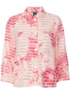 Suzusan Buttoned Up Jacket - Pink & Purple