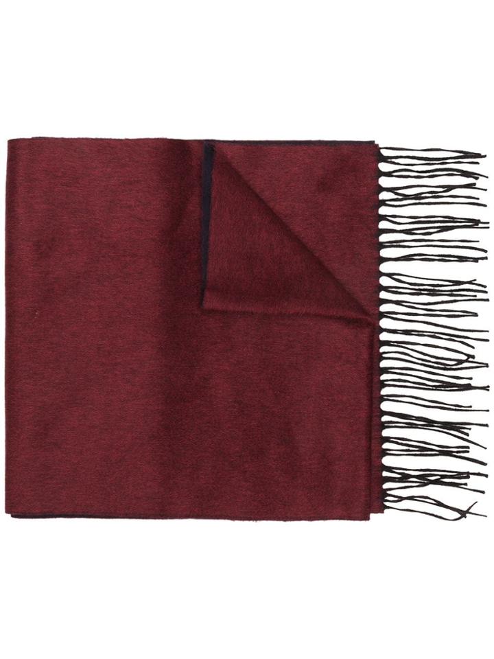 Dolce & Gabbana Fringed Scarf - Red