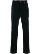 Saint Laurent Mid-rise Cord Trousers - Black