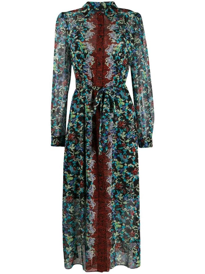 Saloni Vanessa Shirt Dress - Black