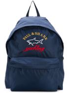 Paul & Shark Logo Patch Backpack - Blue