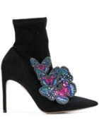 Sophia Webster Butterfly Ankle Boots - Black