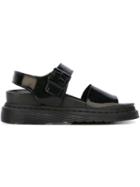 Dr. Martens Romi Y Strap Sandal, Men's, Size: 37, Black, Rubber/leather