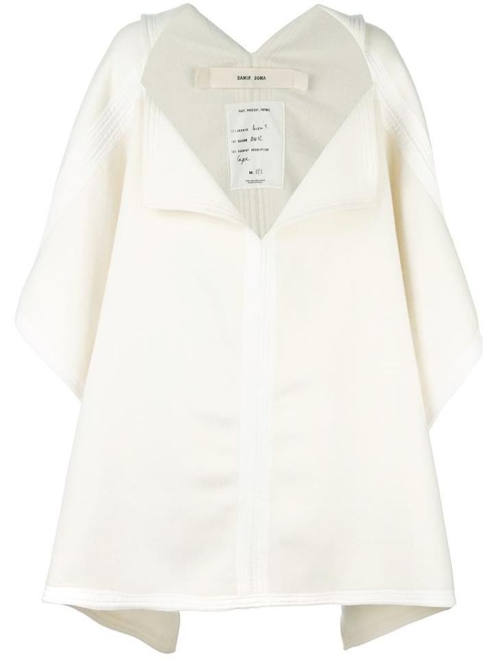 Damir Doma 'call' Cape, Adult Unisex, White, Cashmere/polyester