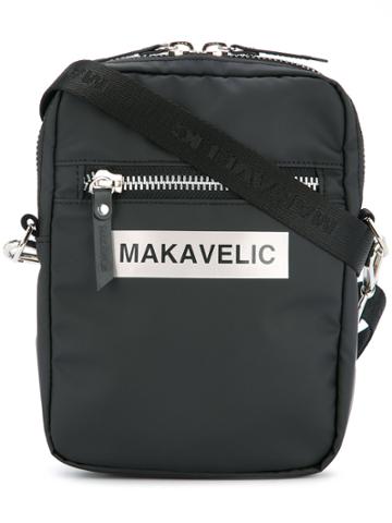 Makavelic Ludus Box Logo Pouch Bag - Black