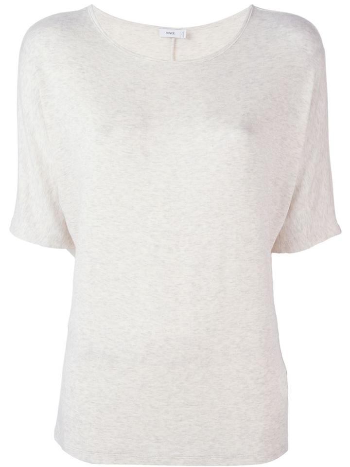 Vince Luxe Wide Fit T-shirt, Women's, Size: L, White, Spandex/elastane/modal