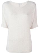 Vince Luxe Wide Fit T-shirt, Women's, Size: L, White, Spandex/elastane/modal